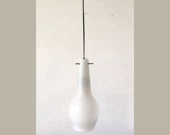 Suspension Mid Century - verre opalin - Itaia 50s