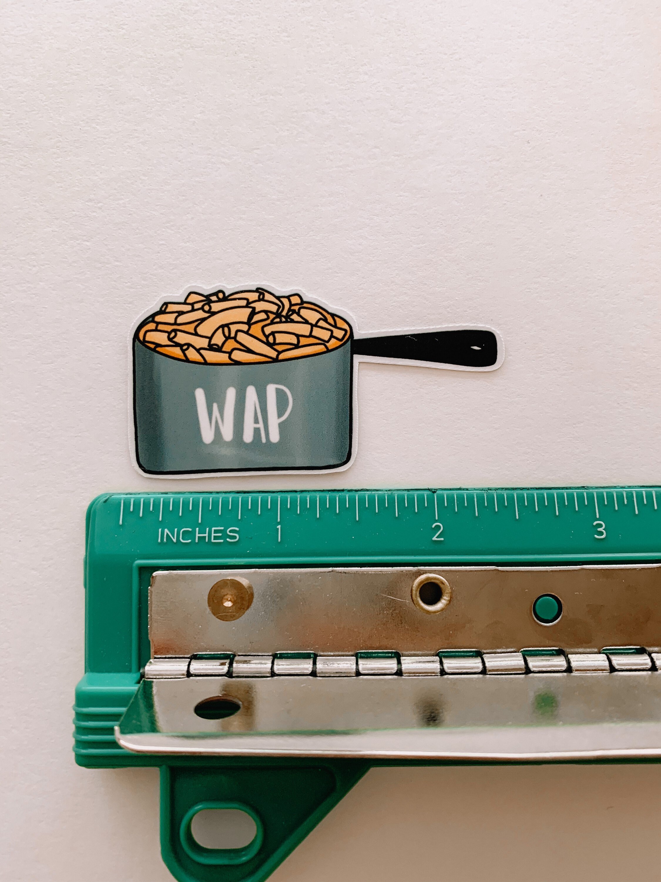WAP Macaroni in a Pot Vinyl Glossy Waterproof Die Cut Sticker, Funny ...