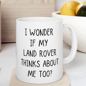 Land Rover Mug – Ceramic Off-Road Coffee Cup for Adventure, Camping & Car Lovers – 11oz or 15oz Gift for SUV Enthusiasts