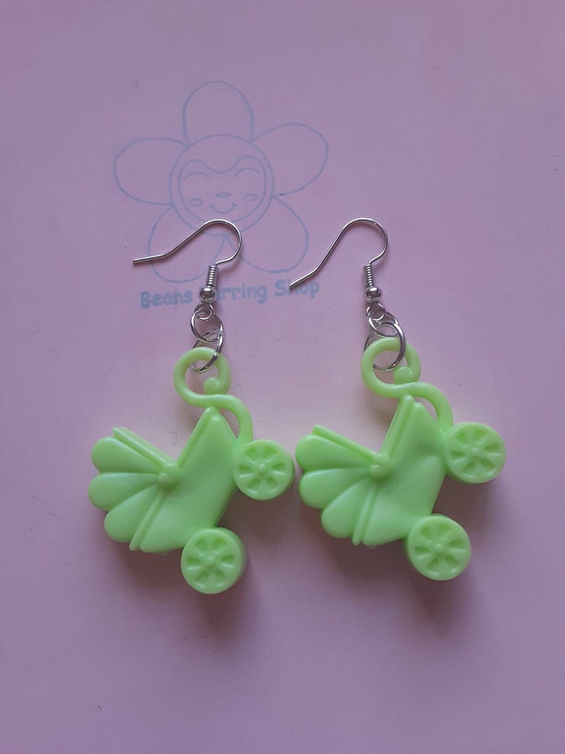 Baby Carriage Earrings