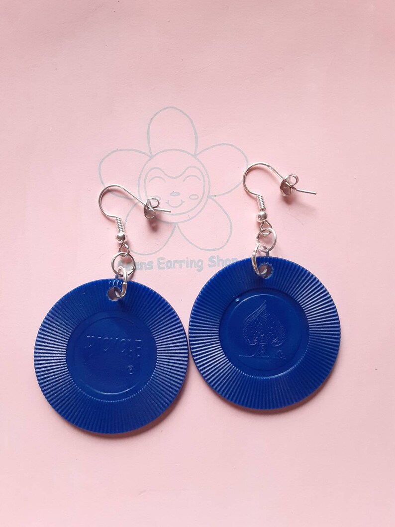 Poker Chip Earrings