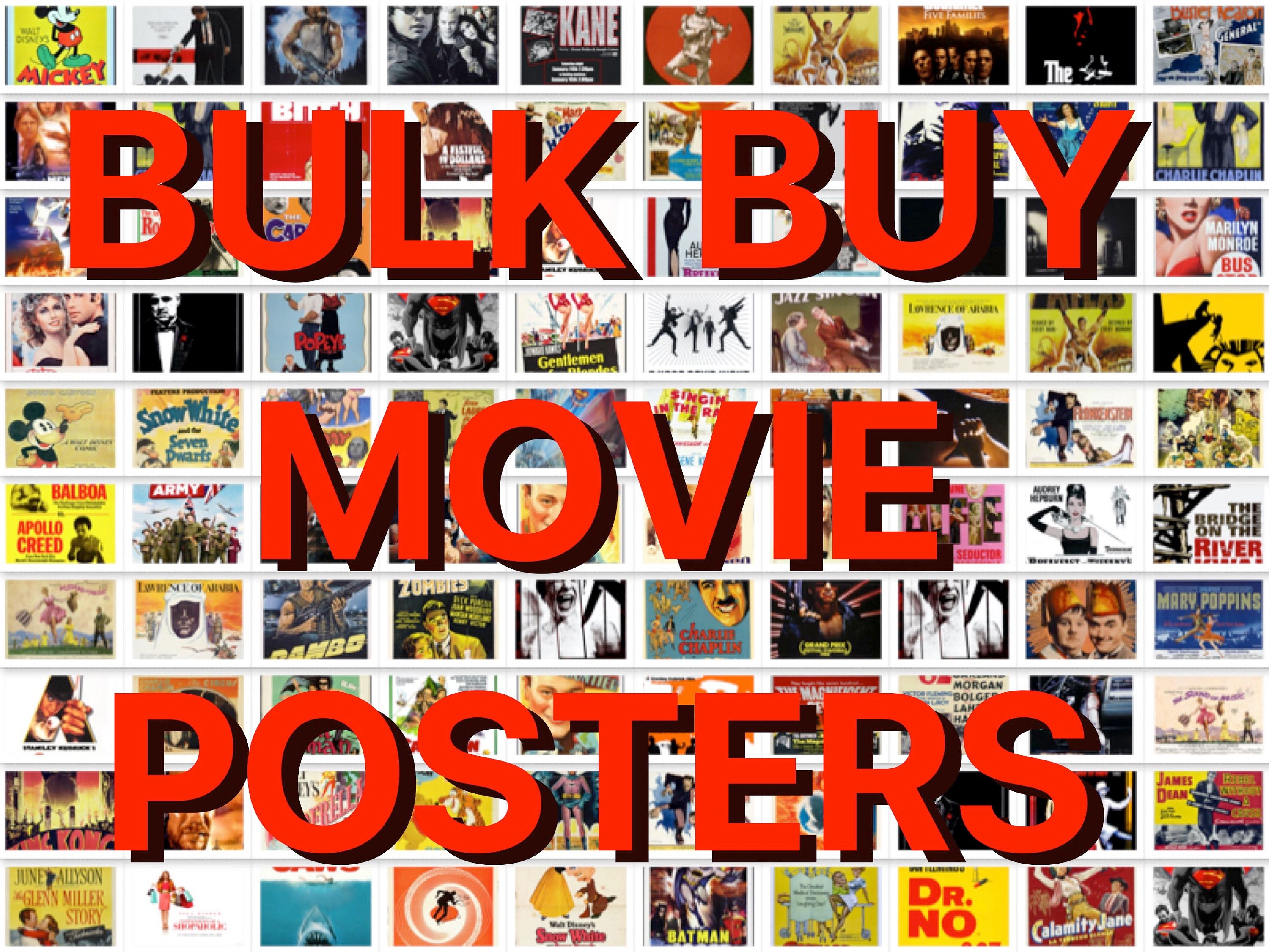 10 Posters Bulk Buy Discount Vintage Movie Posters Pick Etsy