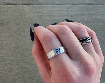 Greek Letter Ring
