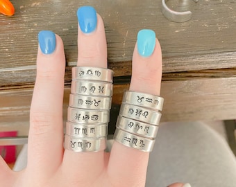 Anillo astrológico de los tres grandes