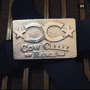 Design Your Own Belt Buckle: Silver 900-Coated, Custom Engraved