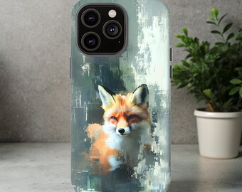 Fox Tough Case for iPhone and Samsung, Woodland Wildlife Animal Phone Cover