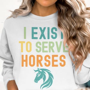 Existo para servir a los caballos, caballo gracioso png, amante de los caballos png, descarga digital, caballo png, diseño de caballo lindo png, gráfico de caballo png, caballo