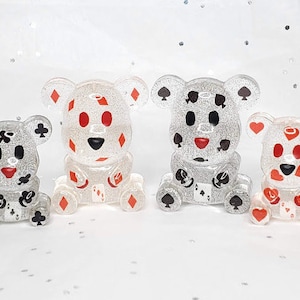 Chaveiros de Urso de Cartas de Baralho
