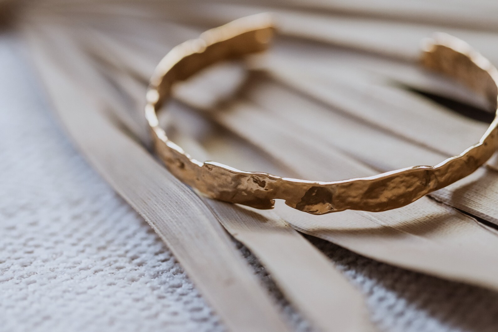 Hammered Gold Bracelet Bold Wide Gold Bangle 18k Gold Plated Etsy