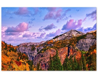 Aluminum Print Colorado Colors 6 Photo Art Wall Decor