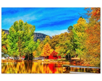 Aluminum Print Fall Colors 3 Photo Art Wall Decor