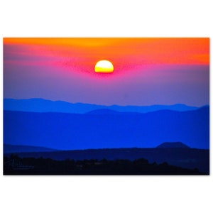 Aluminum Print Amazing Arizona Sunset