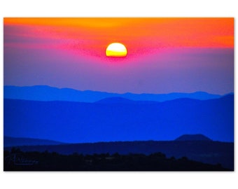 Aluminum Print Amazing Arizona Sunset