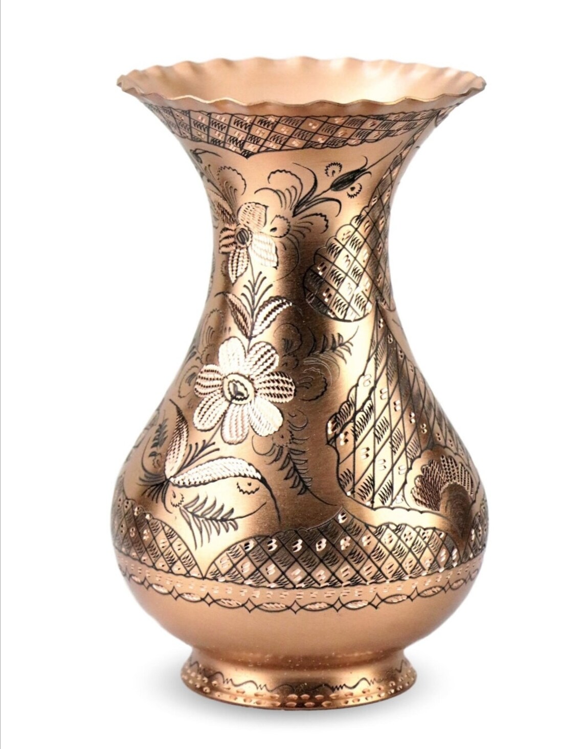 Copper Vase Handmade Vase Decorative Vasecopper Gift Etsy
