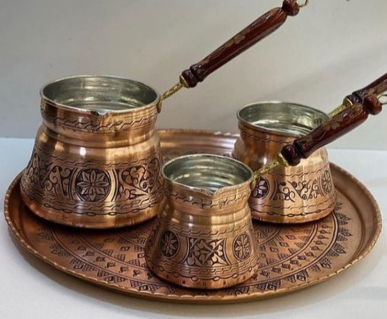 Ensemble Gravé De Cafetière