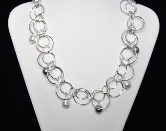 Swarovski Kristallperlen Loop d &#39;Loop Halskette
