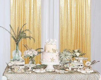 4FTX7FT Wedding Sequin Backdrop Sparkly Background Party Sequin Curtain Backdrop Zdada Gold Photo Sequin Backdrop
