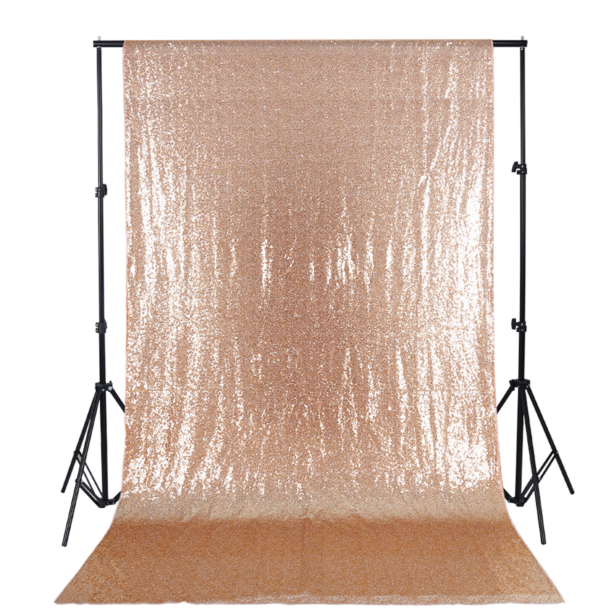 Rose Gold Sequin Backdrop 4ft x 6.5ft Glitter Photo Backdrop Etsy