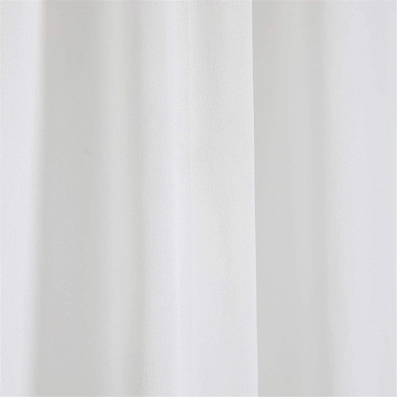 White Wedding Backdrop Curtain 9.8ft by 10ft Chiffon Fabric - Etsy