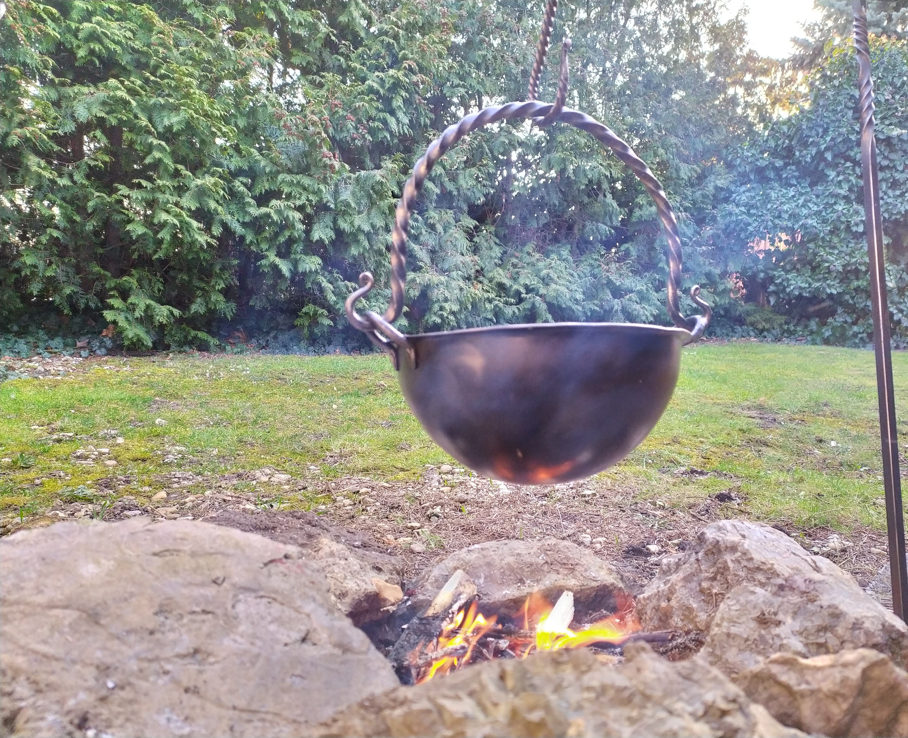 Hand Cauldron Handmade Medieval Cauldron Hand Etsy