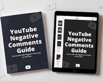 YouTube-Leitfaden für Ersteller – Umgang mit Trollen und negativen Kommentaren | Psychische Gesundheit PDF Digitaler Download