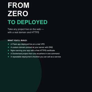 Flask Deploy Guide, 24-Page PDF for Python Web Deployment
