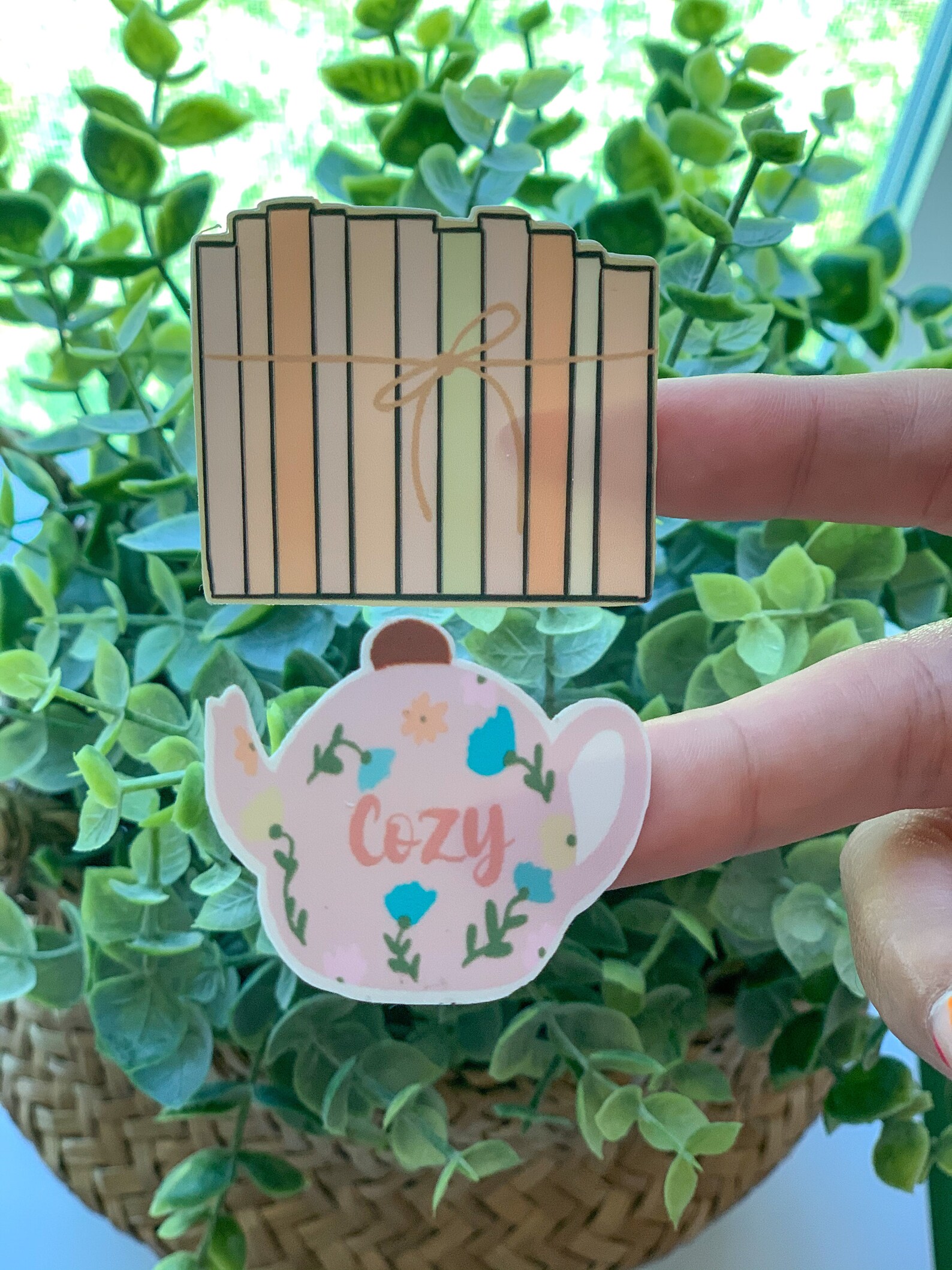 Cozy Sticker Sheet Set Cozy Stickers Cozy Vibes Stickers _ | Etsy