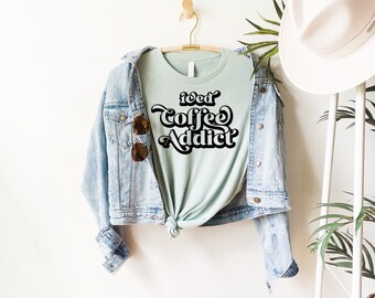 Iced Coffee Addict T-shirt- Coffee Lovers - Coffee - Coffee Addict - Iced Coffee Lover - Coffee Love - Coffee All Day