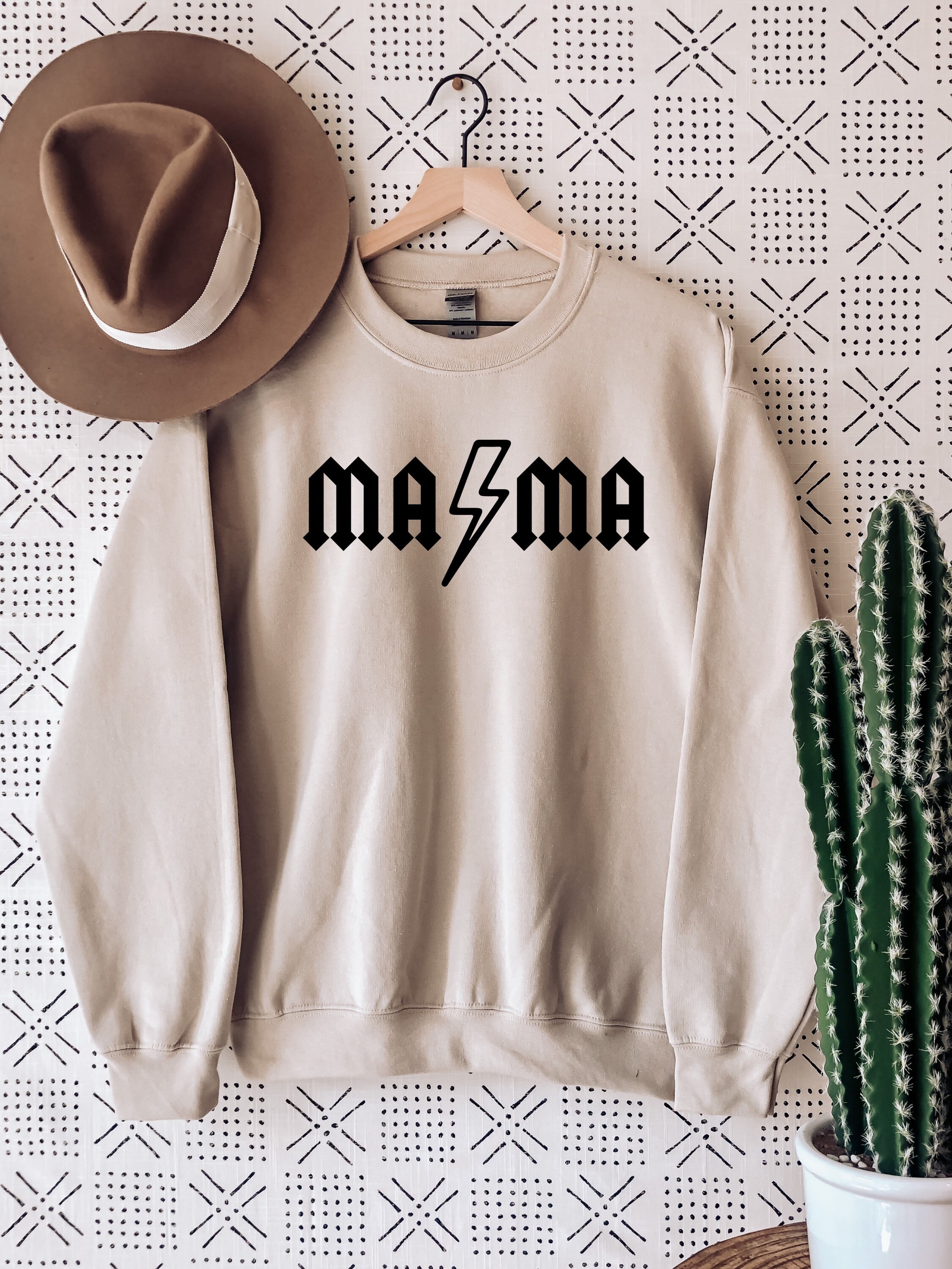 Mama Sweatshirt Retro Band Mama Sweatshirt Retro Etsy