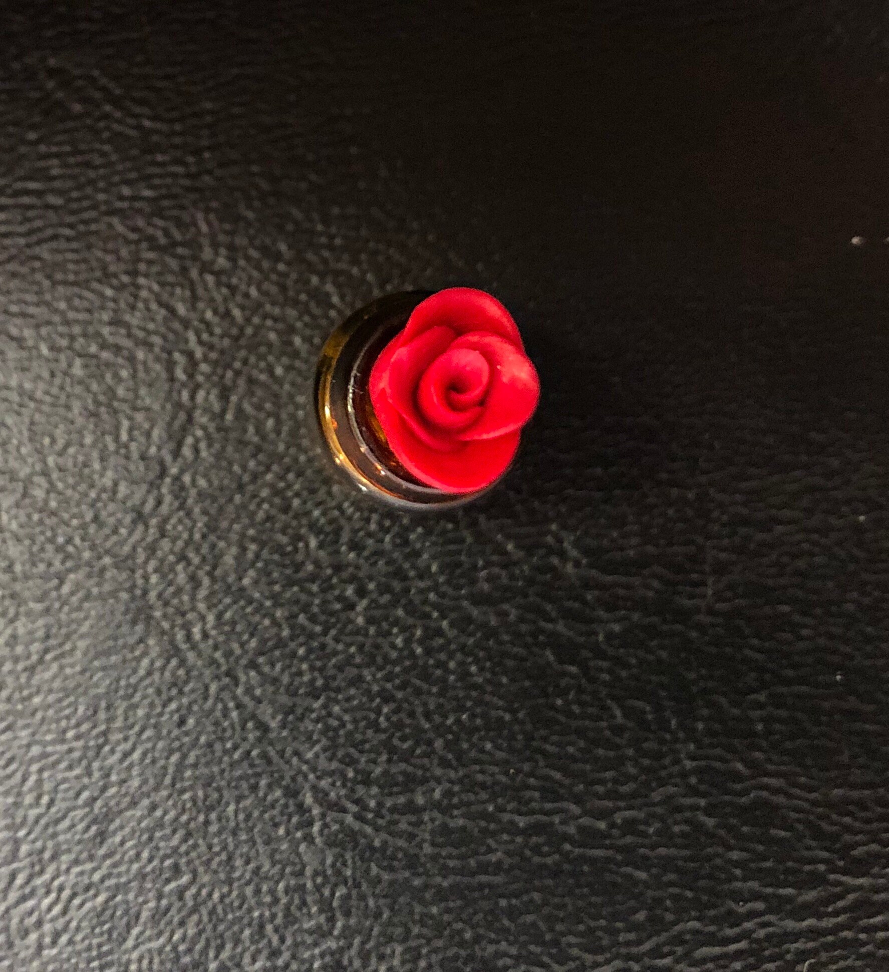 Adorable miniature rose in glass bottle Etsy