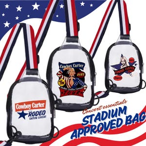 Borse approvate dallo stadio del Cowboy Carter Tour
