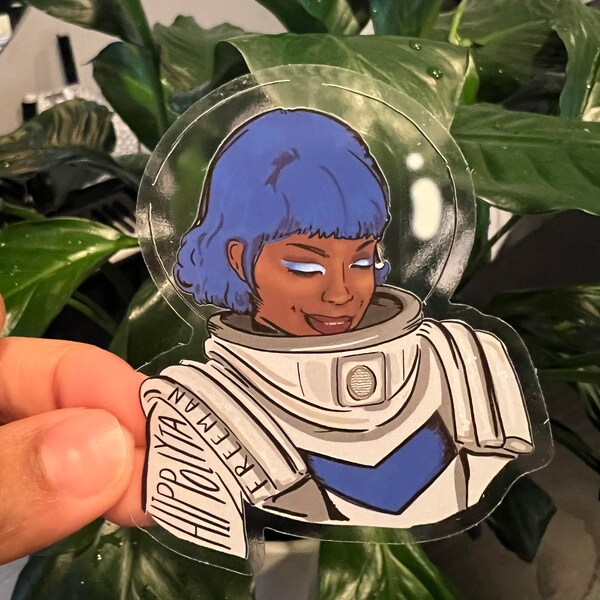 Hippolyta Freeman ReDesigned CLEAR Sticker- LoveCraft Country