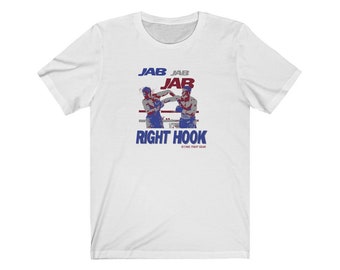 Jab Right Hook T-Shirt, Boxing Shirt, Mixed Martial Arts Shirt Jiu-Jitsu Shirt, Gift for UFC Fans, MMA, Muay Thai