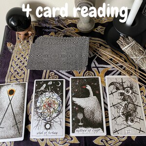 Clarity Spread 4 Card Tarot Card Reading