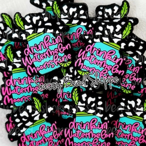 Drinkin Watermelon Focal Beads, Silicone Beads, Hat Shaped Silicone Beads, Focal Beads, Beaded Pens, Focal Beads for Pens