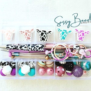 Classy Cow Bead Craft Kit, Beadable Pens, Beaded Pens, DIY Craft, Focal Beads, Custom Pens, Keychain Bar Rod, Beaded Keychain, Bulk Beads