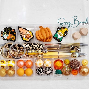 Fallidays Bead Craft Kit, Beadable Pens, Beaded Pens, DIY Craft, Focal Beads, Custom Pens, Keychain Bar Rod, Beaded Keychain, Bulk Beads