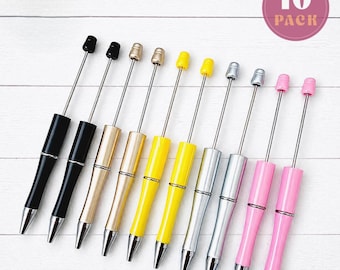 Delightful Pencil Beadable Pen Pack, 10 Count