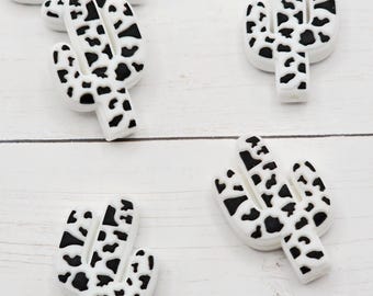 Cactus Cow Silicone Focal Beads for Pens, 17x29mm
