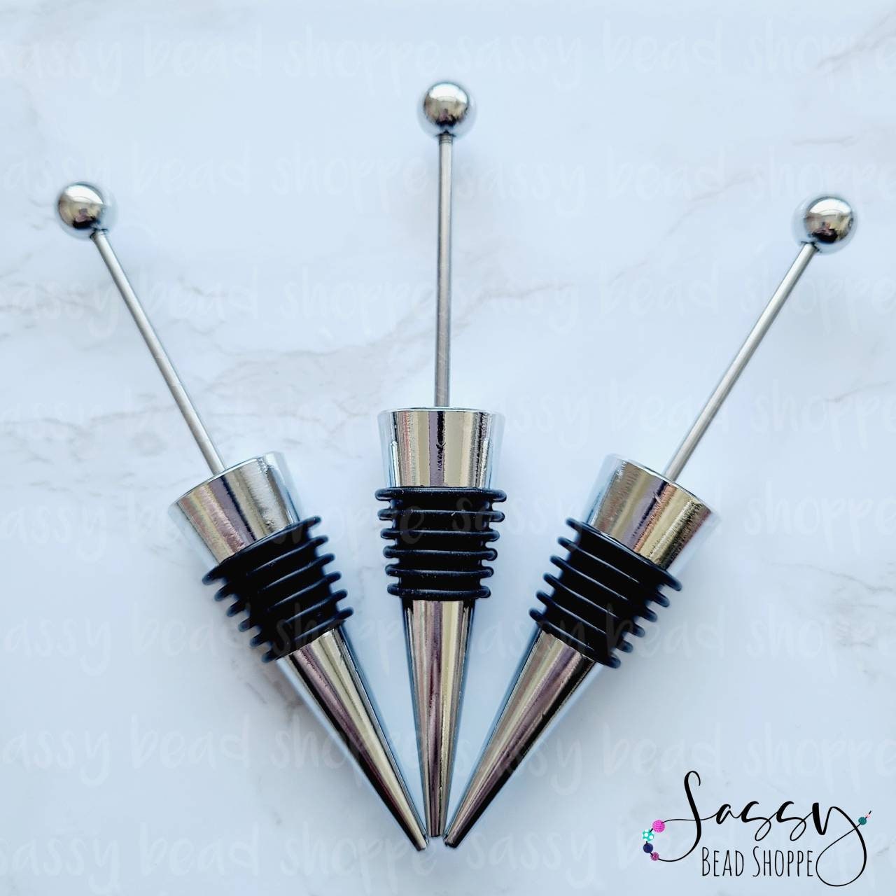 Beadable Wine Stopper Blank DIY Beadable Bottle Stopper Blank Etsy