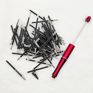 Red Ink Refill for Craft Beadable Pens, DIY Bead Pens, Plastic Pens, Pens For Chunky Beads, Pen Blank, Custom Pen Gifts
