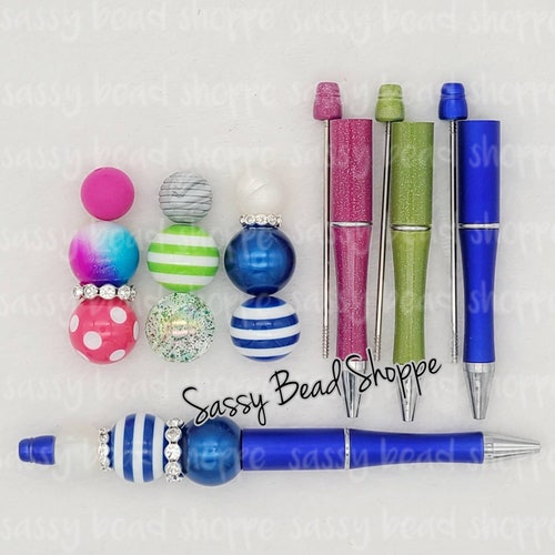 lus relais Bijlage Summer Lovin DIY Bubblegum Bead PLASTIC Pen Kit Beadable Pens - Etsy