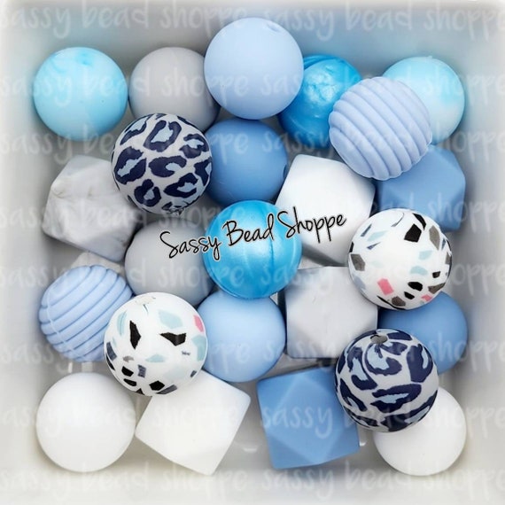 Round Silicone Bulk Mix Color Beads For Jewelry Making Diy