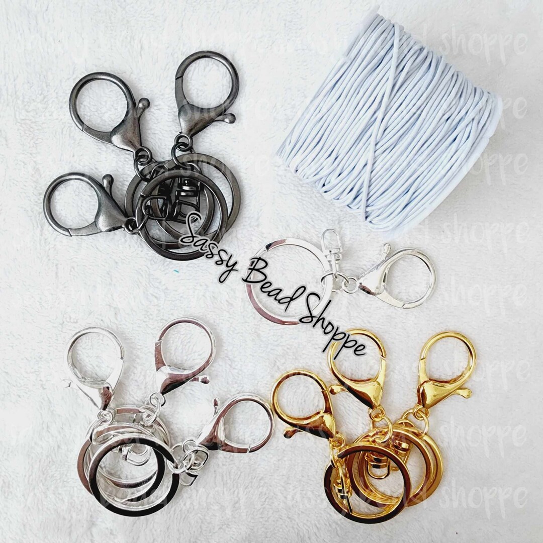 Wristlet Keychain Hardware Kit WC-GMGP , 11 Count Wristlet Keychain ...