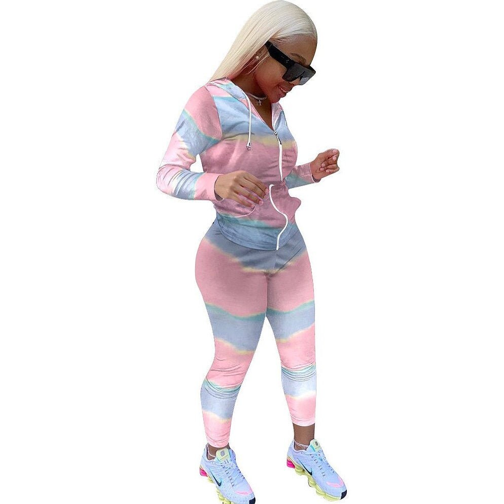 Women's 2 Piece Tie Dye Jogger Set | Etsy