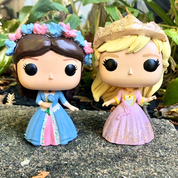 Barbie Princess and the Pauper Inspired Erika and Anneliese Pop Figure 