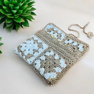Crochet Book Sleeve, Book Cover, crochet book cover, book sleeve, crochet book accessories, Bible cover