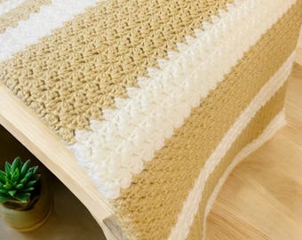 Hand Crochet Throw Blanket, crochet blanket, throw blanket, crochet throw, crochet housewarming gift
