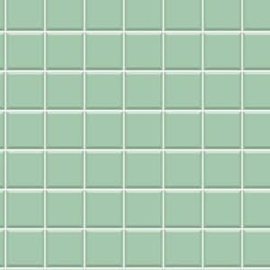 Dollhouse Flooring 1:12 Ming Green Square Tile Wallpaper Miniature Roombox Kitchen Scrapbooking Diorama Printable Download 8.5x11 11x17