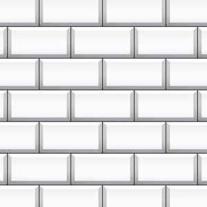 1/6 Dollhouse Subway Tile Flooring 1:6 White Subway Tile Miniature Wallpaper for Roombox or Diorama Printable Download 8.5x11 11x17 sheets